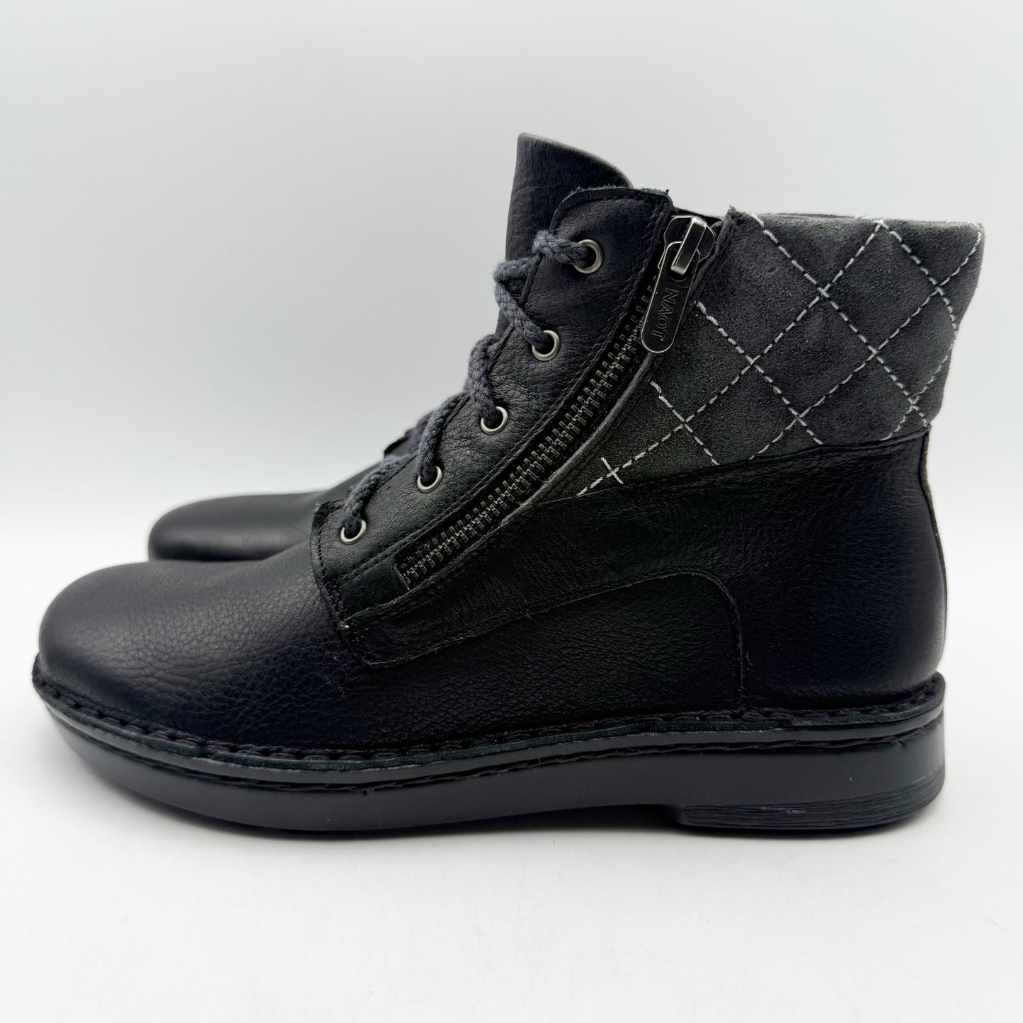 Naot Womens Castera Boots EU 37 US 6-6.5 Black Suede NWOB