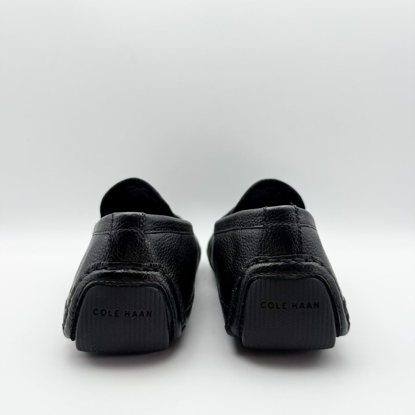 Cole Haan Mens Wyatt Slip On Penny Driver Loafer US 8.5 M Black Leather NIB