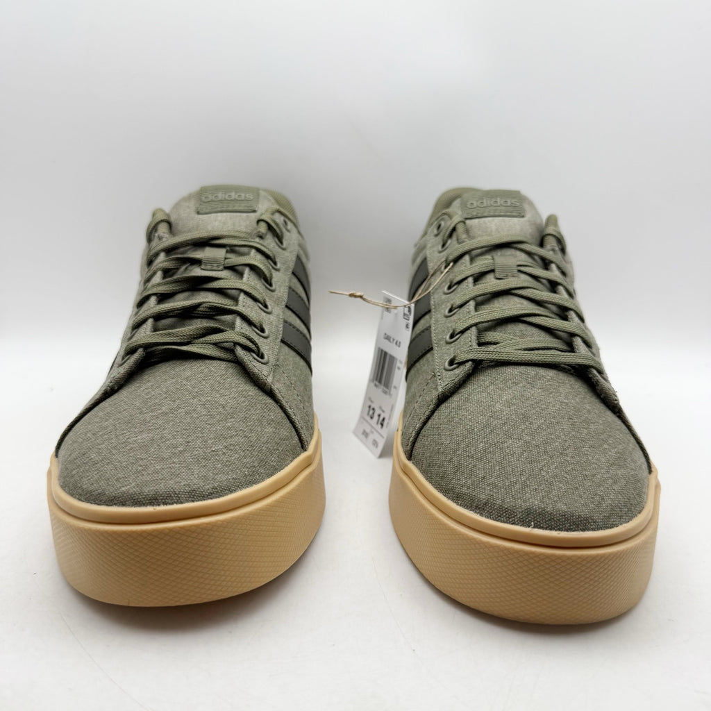Adidas Mens Daily 4.0 Casual Sneakers US 13 Olive Green Gum NIB