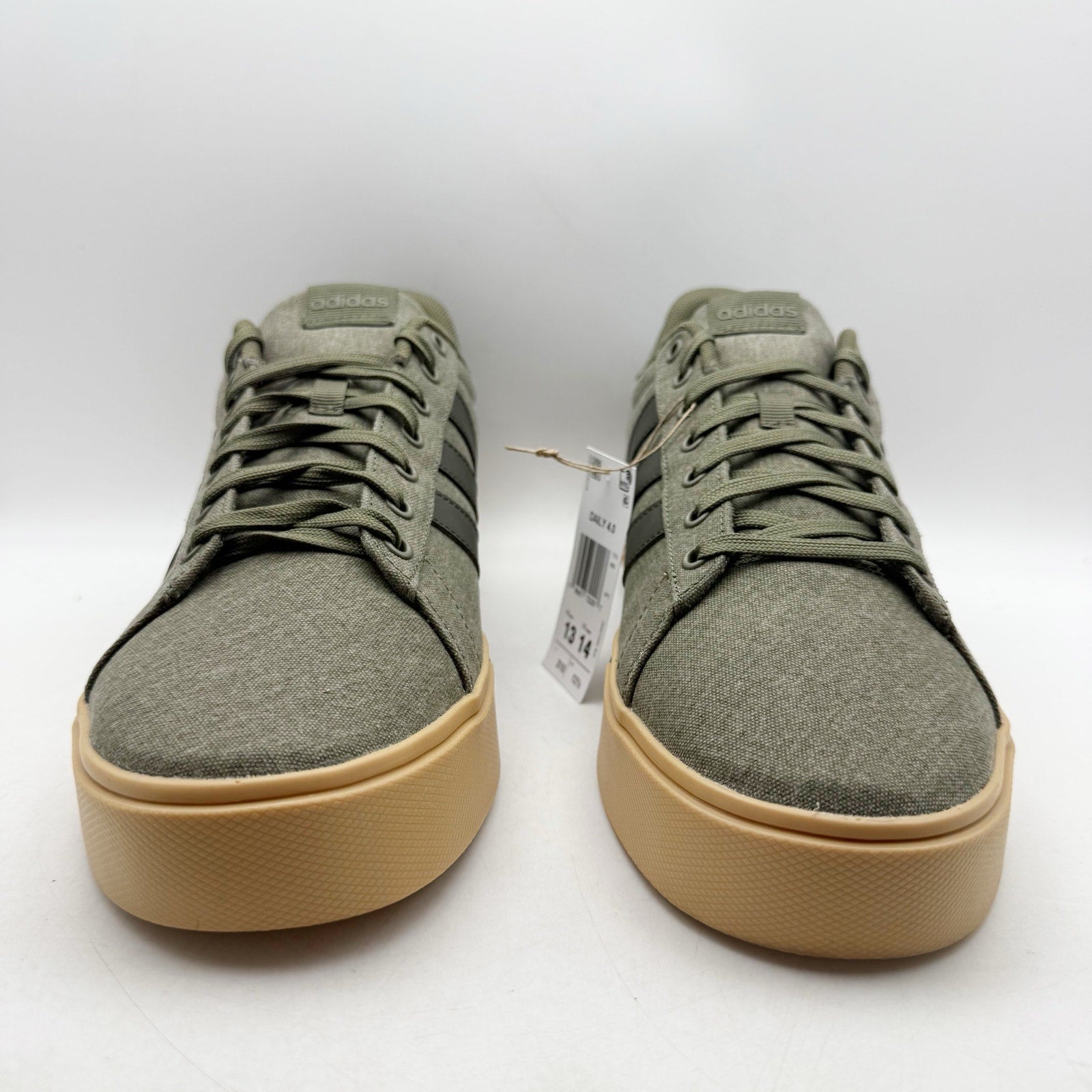 Adidas Mens Daily 4.0 Casual Sneakers US 13 Olive Green Gum NIB