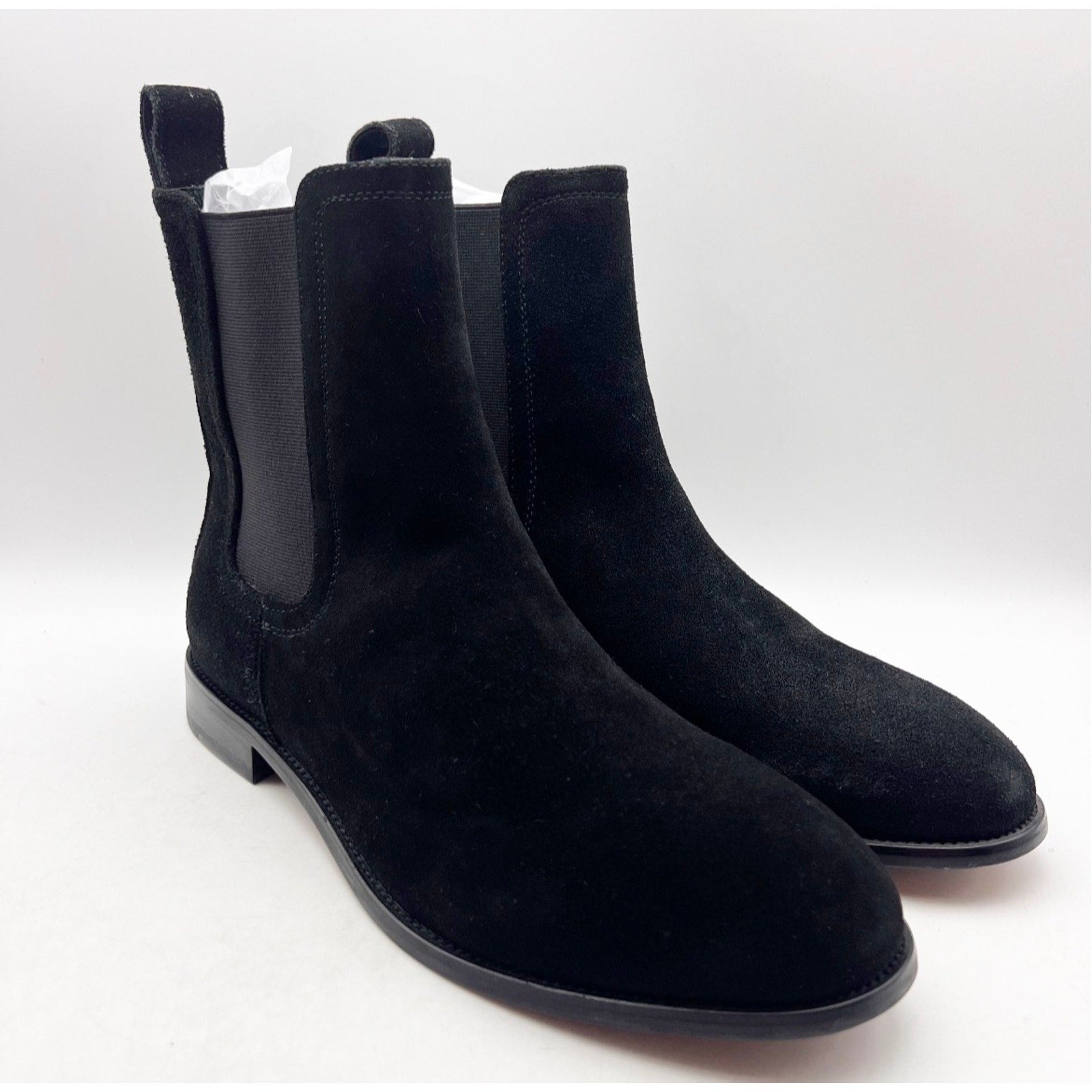 Saint Morta Men's Nomad Chelsea Boots Size 8 EU 42 Black Round Toe NIB