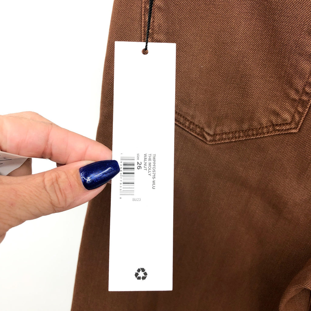 JOE'S JEANS The Molly High Rise Flare Jeans Size 26 US 2 Brown Walnut NWT