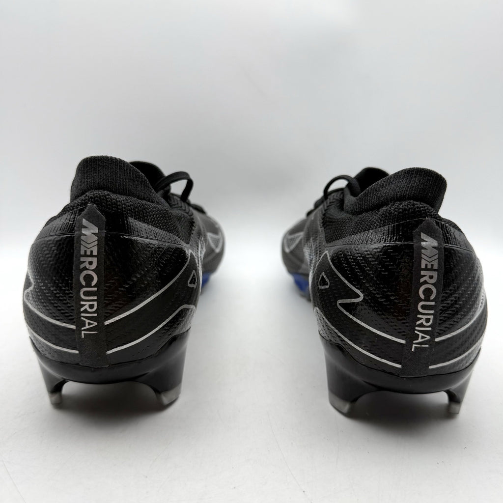 Nike Mens Zoom Mercurial Vapor 15 Pro FG Soccer Cleats US 12 Black Blue NWOB