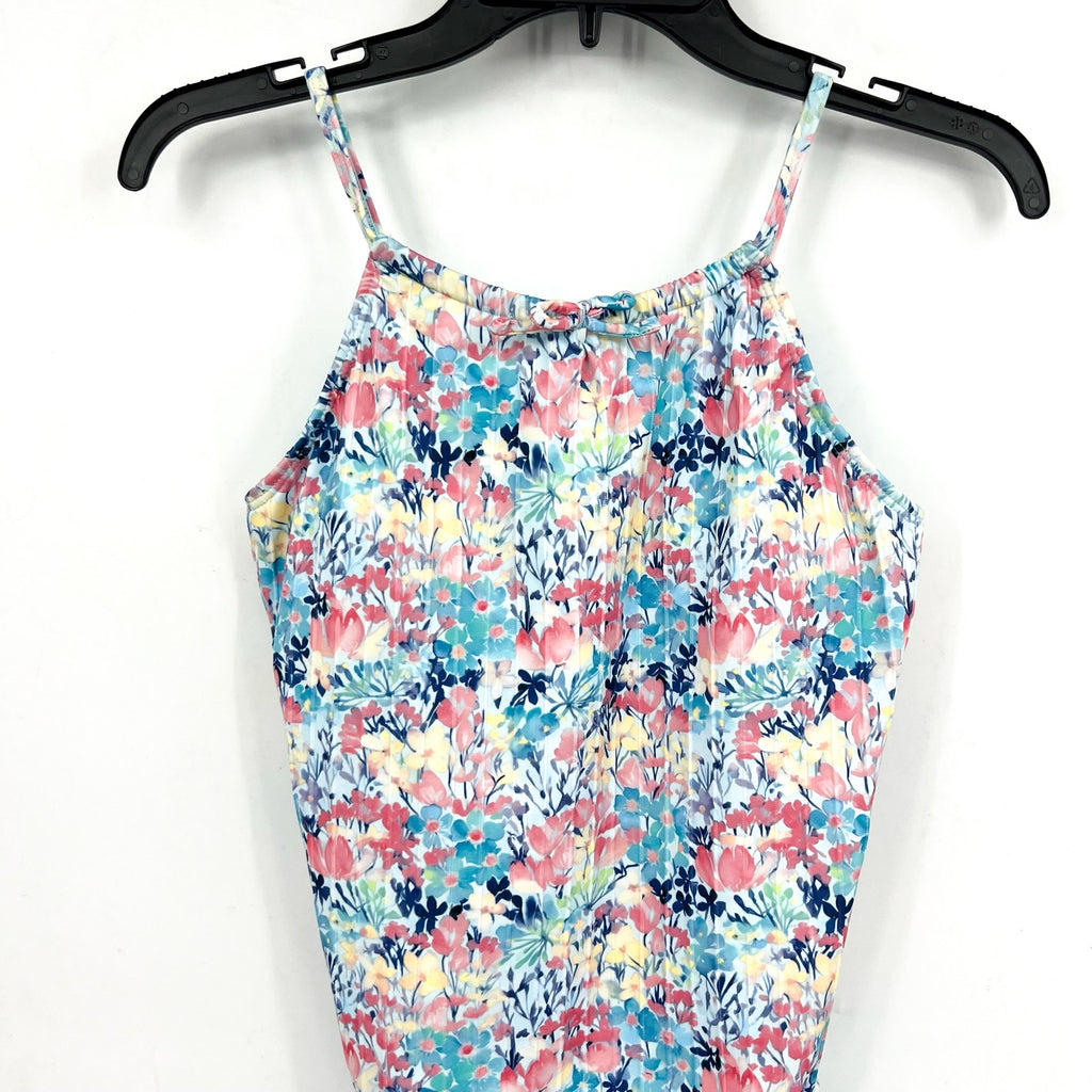 HURLEY Girls' Floral UPF Protection One Piece Swimsuit Size 14 Multicolor NWT