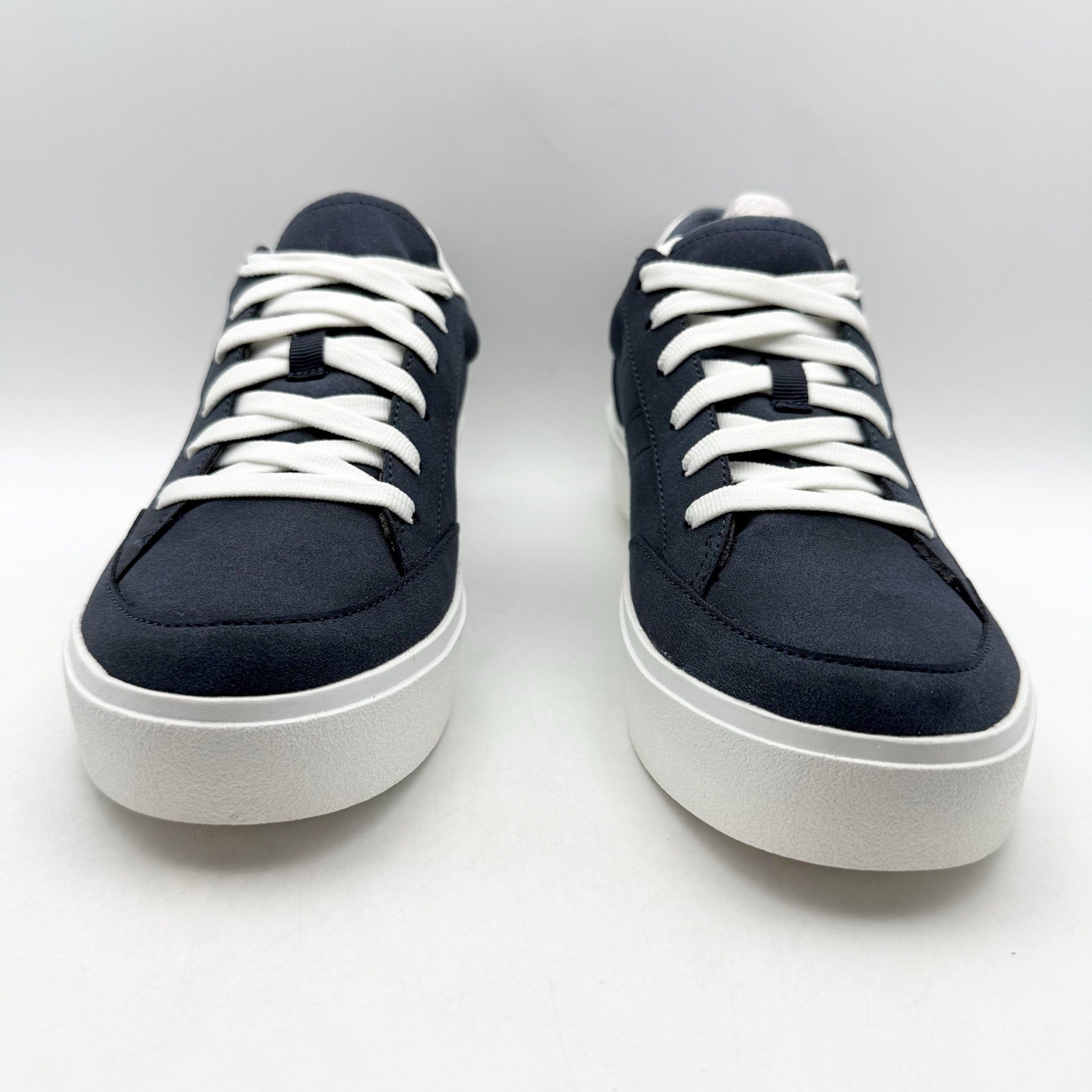Dr. Scholls Womens Madison Low Top Sneakers Size 9.5 Navy Blue Vegan Leather NIB