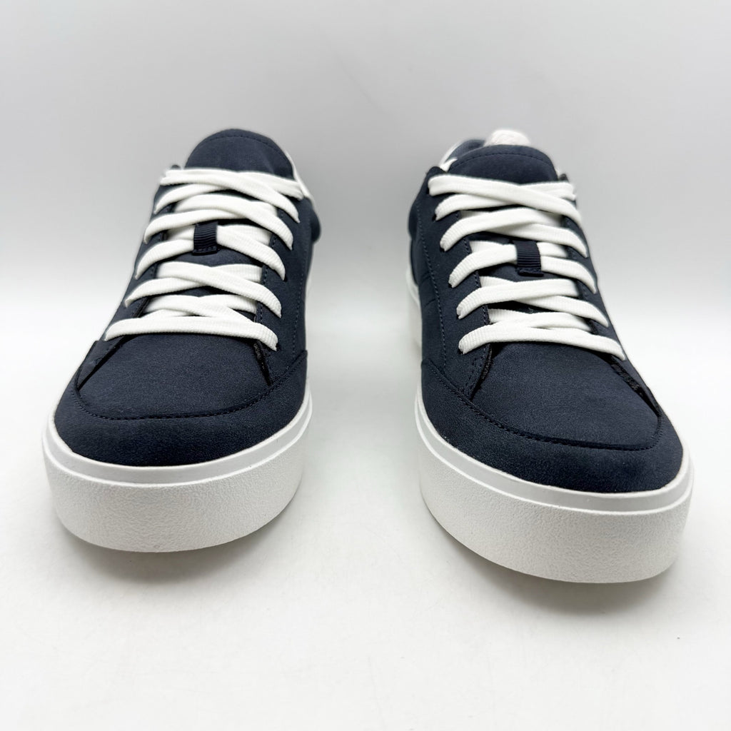 Dr. Scholls Womens Madison Low Top Sneakers Size 9.5 Navy Blue Vegan Leather NIB