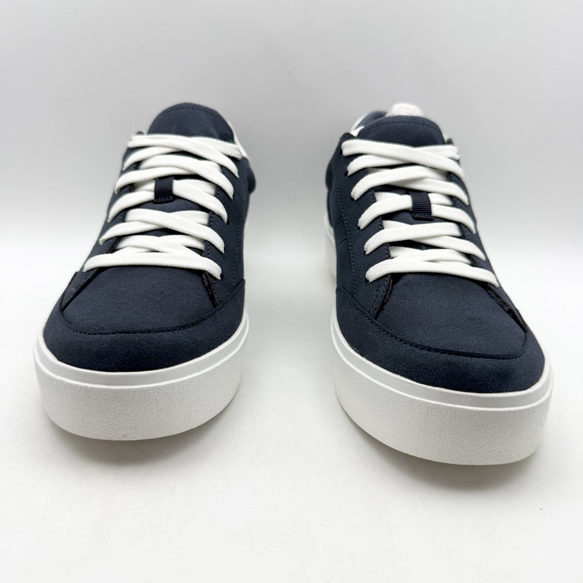 Dr. Scholls Womens Madison Low Top Sneakers Size 9.5 Navy Blue Vegan Leather NIB