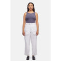 LACAUSA Women's Diego Cargo Trouser Jeans Size 10 Parchment White High Rise NWT