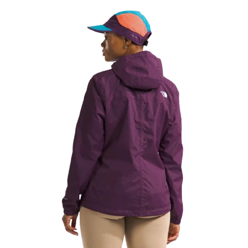 THE NORTH FACE Women's Antora Rain Hoodie Jacket XS Black Currant Purple NWT