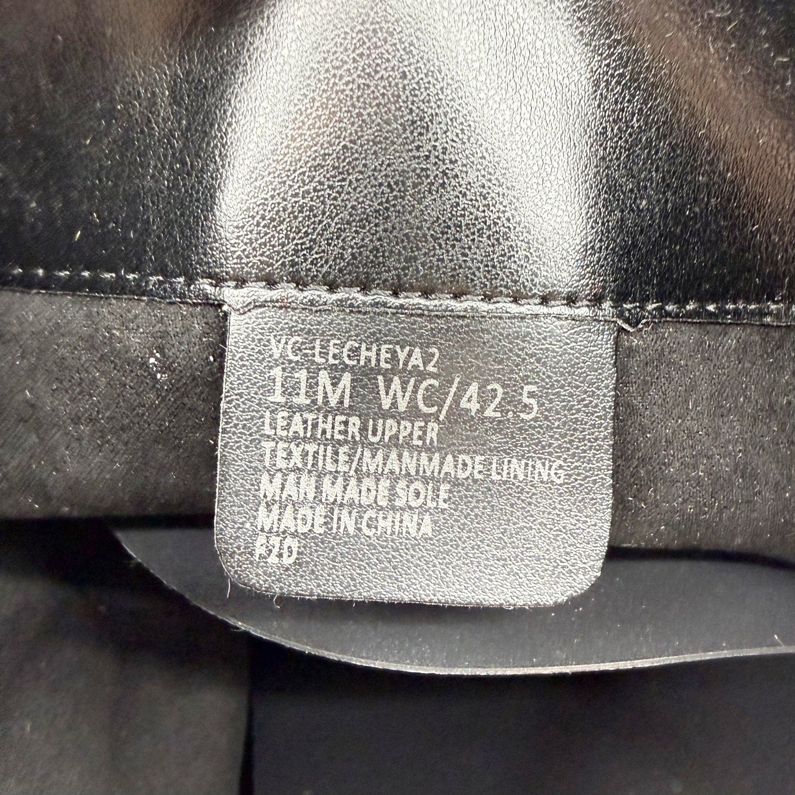Vince Camuto Womens Lecheya Knee High Boot US 11 M Wide Calf Black Leather NWOB