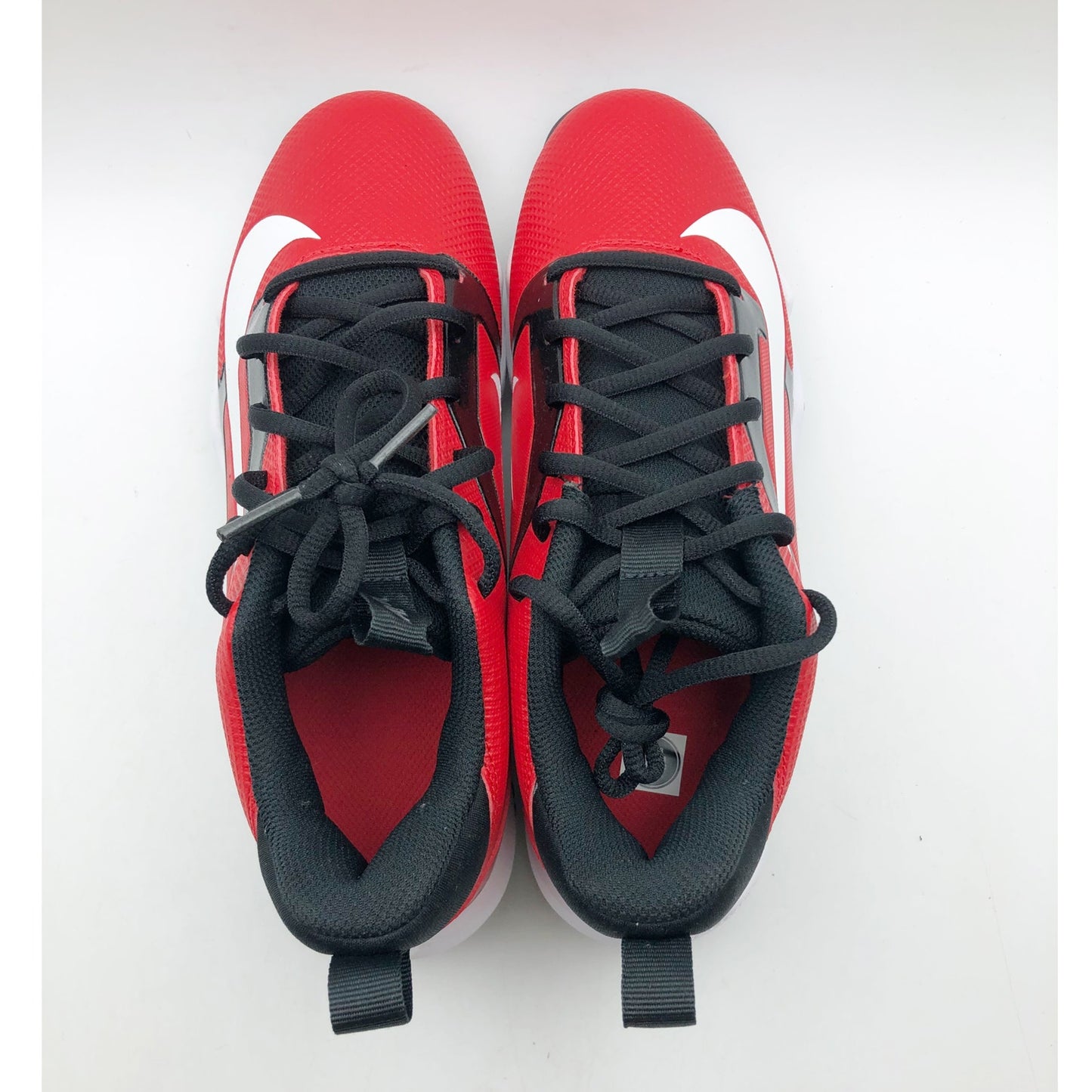 Nike Kids Alpha Menace 4 Shark Football Cleats Size 6 Red White NWOB