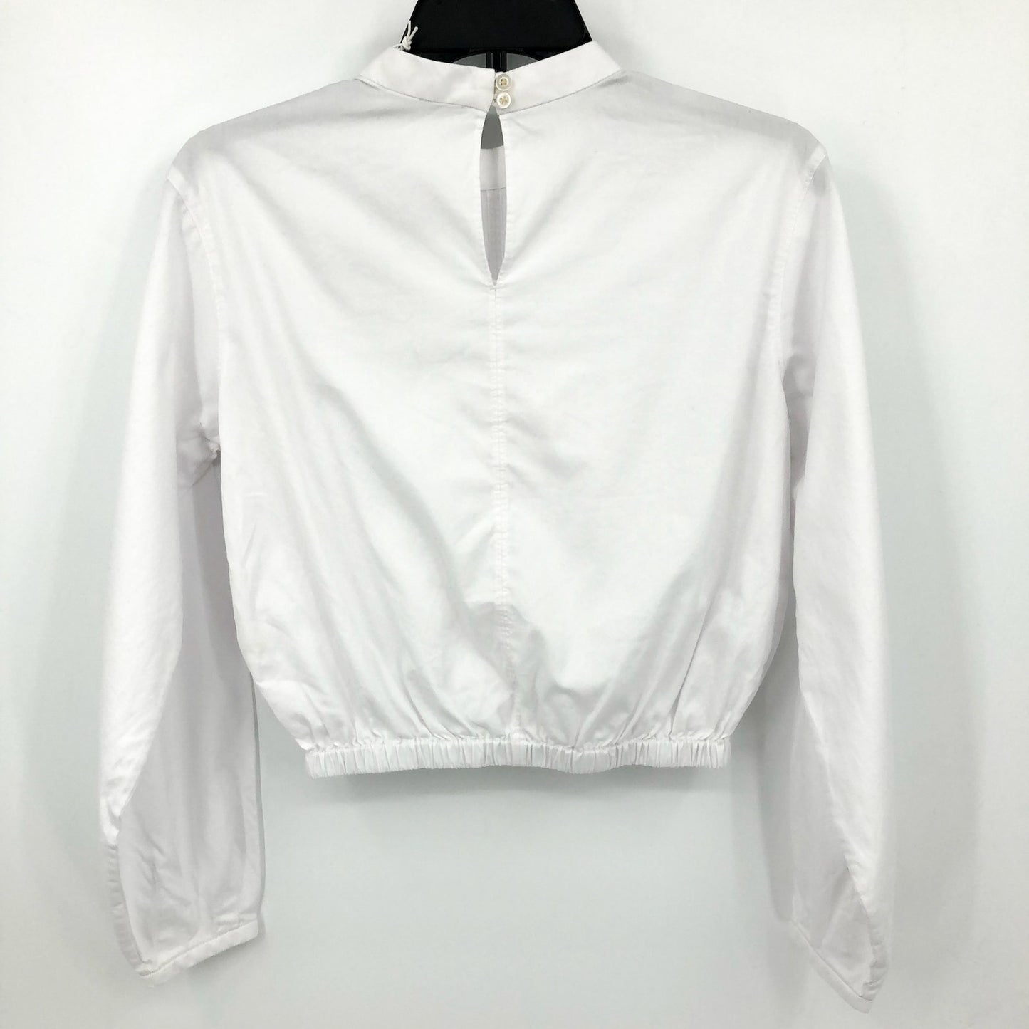 EVERLANE Women's The Mockneck Bubble Top White XXS