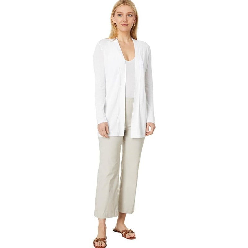 NIC + ZOE All Year Back Of The Chair Cardigan Medium White Long Sleeve NWT
