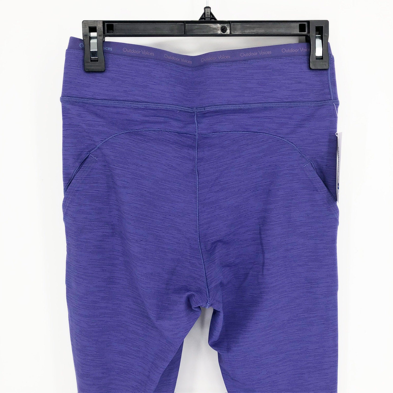 OUTDOOR VOICES TechSweat Thrive 7/8 Leggings Small Violet Purple High Waist NWT