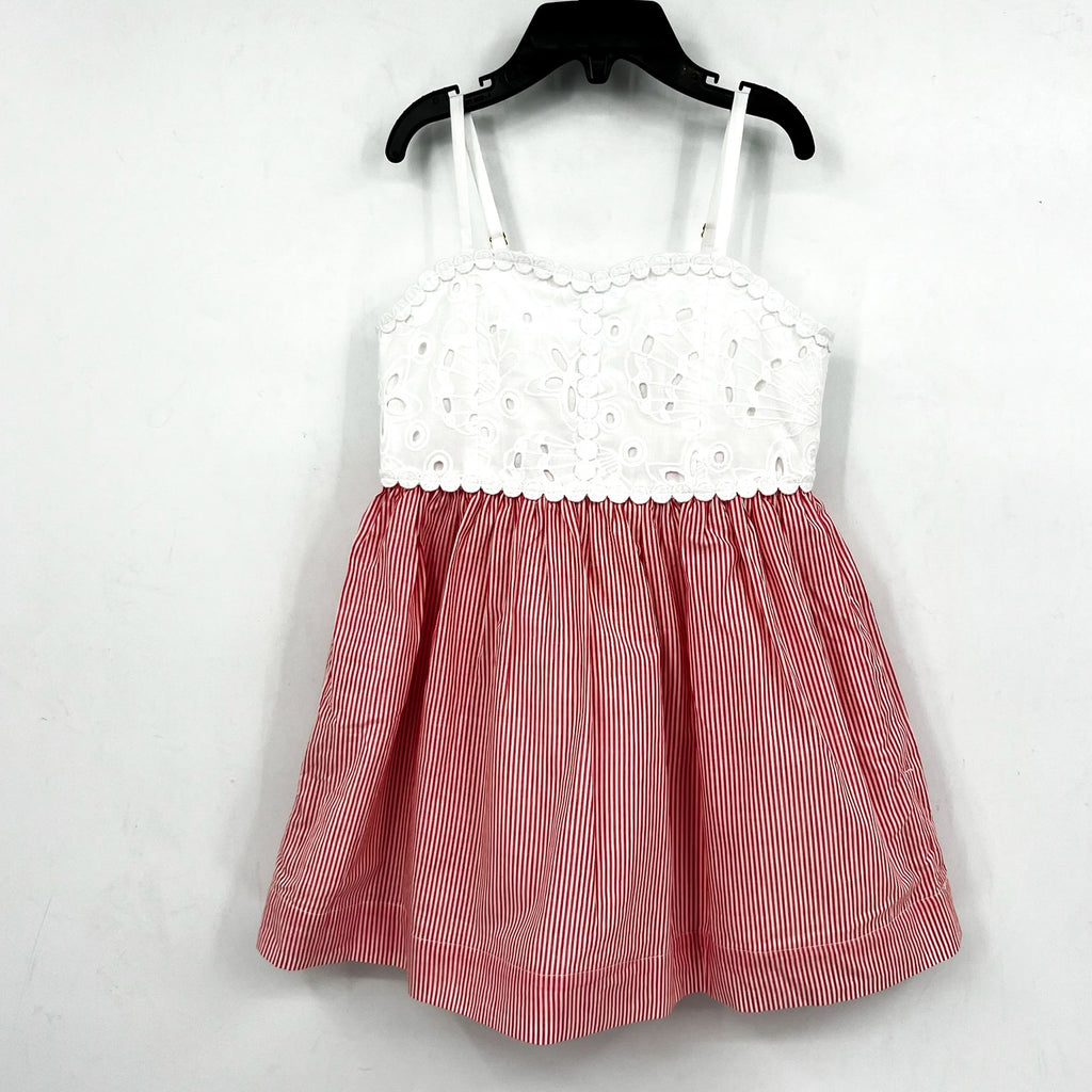 LILLY PULITZER Girls Mini Haylan Dress Size 4 Mizner Red Seaside Stripe NWT