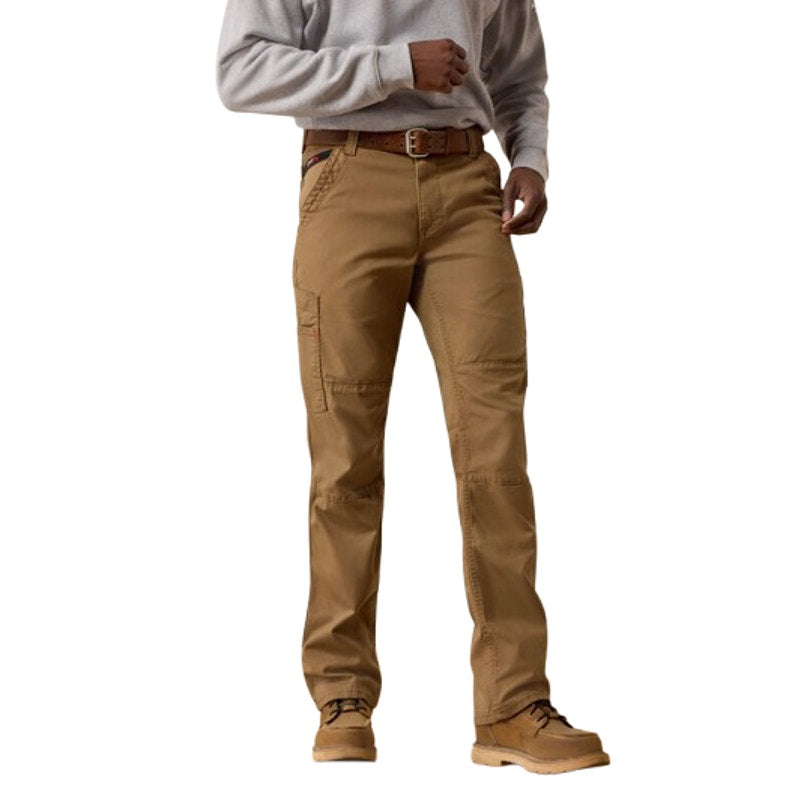 ARIAT Men FR M5 Stretch DuraLight Stackable Straight Pants 32x30 Field Khaki NWT