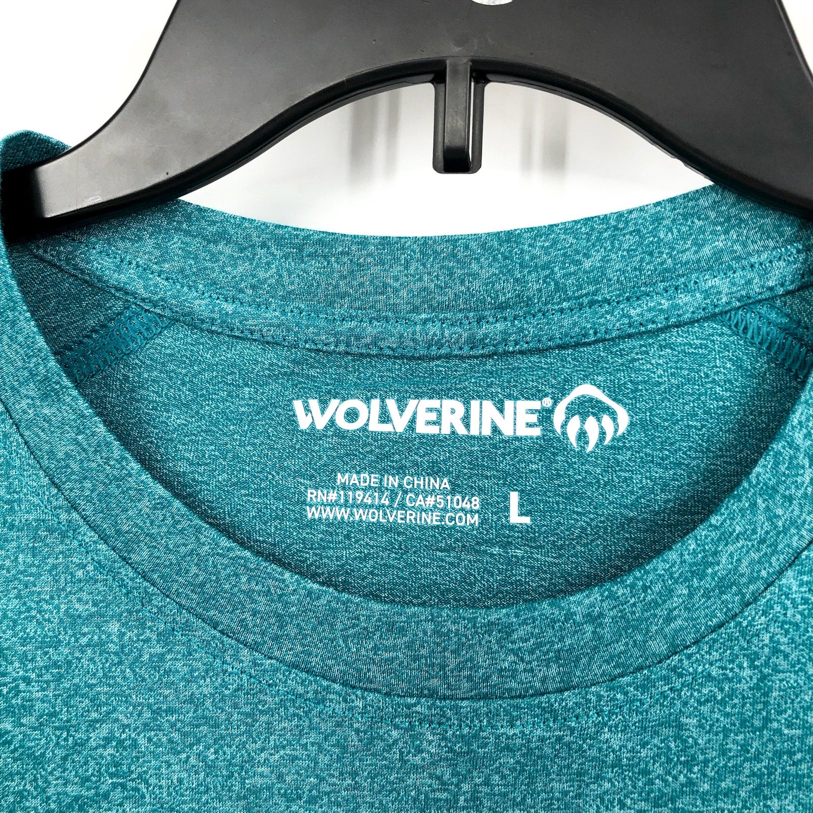 WOLVERINE Men's Edge Short Sleeve Wicking Tee Large Legion Blue Heather NWT