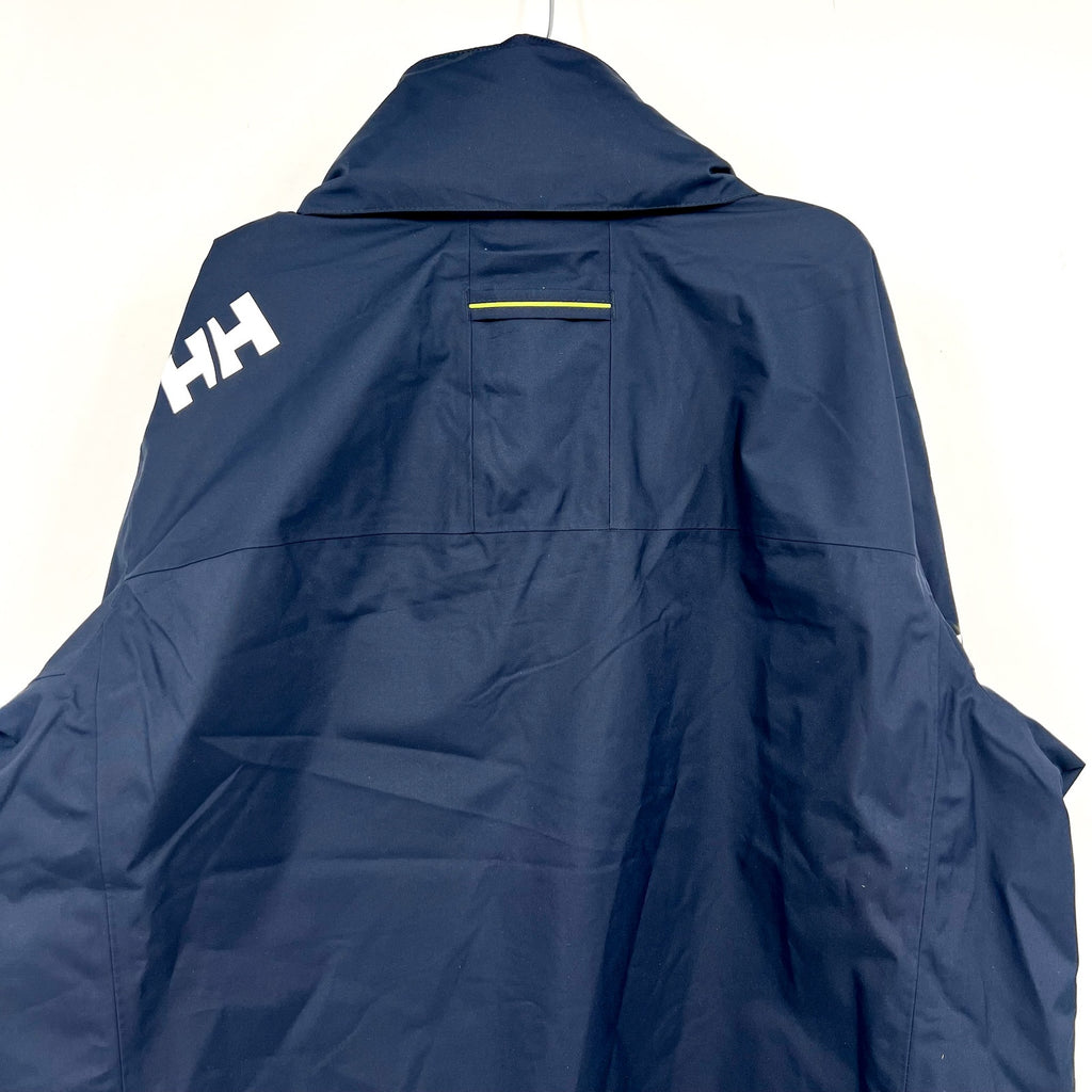 Helly Hansen Mens Crew Midlayer Sailing 2.0 Jacket 2XL Navy Blue Hood WP NWT
