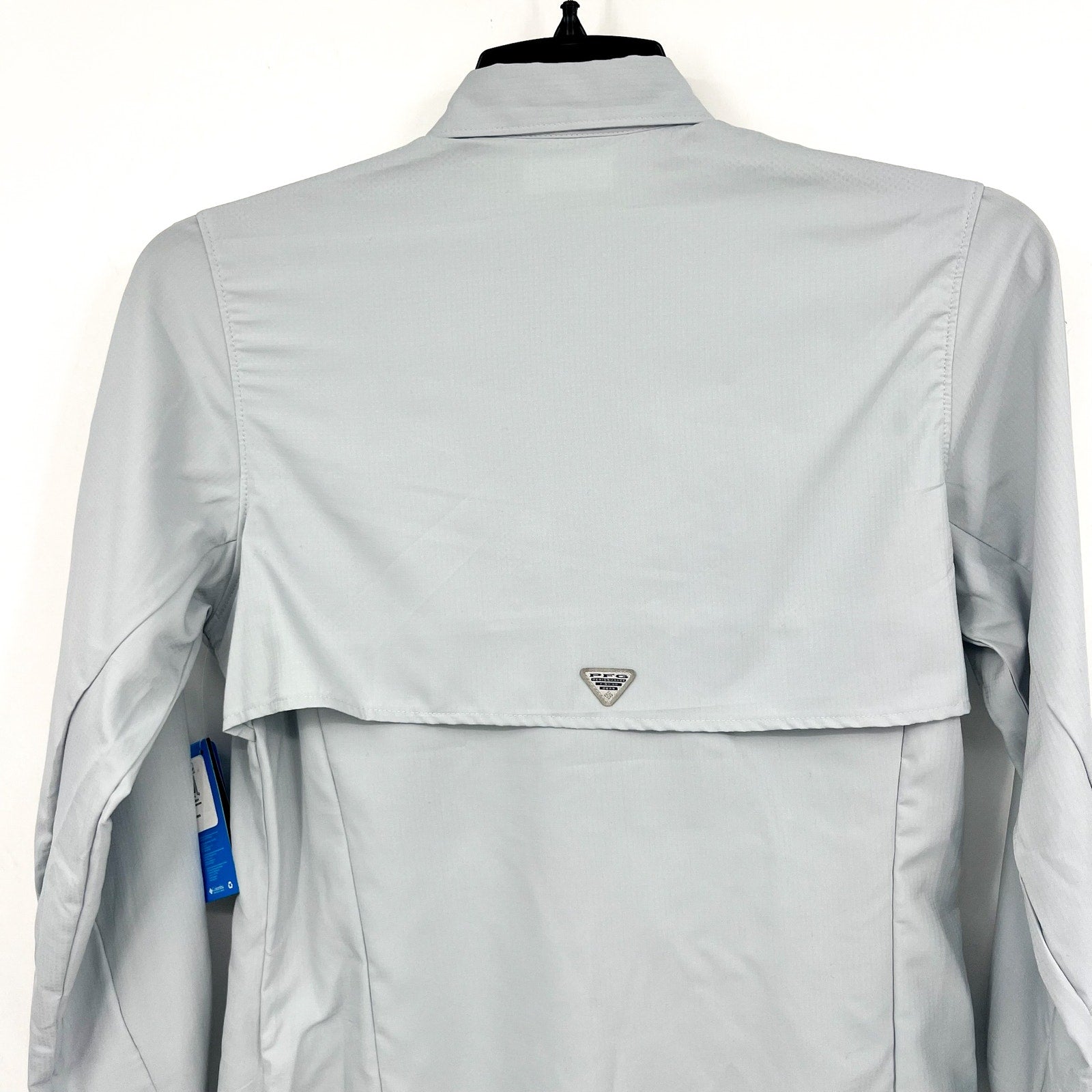 COLUMBIA Women's PFG Tamiami II Long Sleeve Shirt Small Cirrus Grey NWT