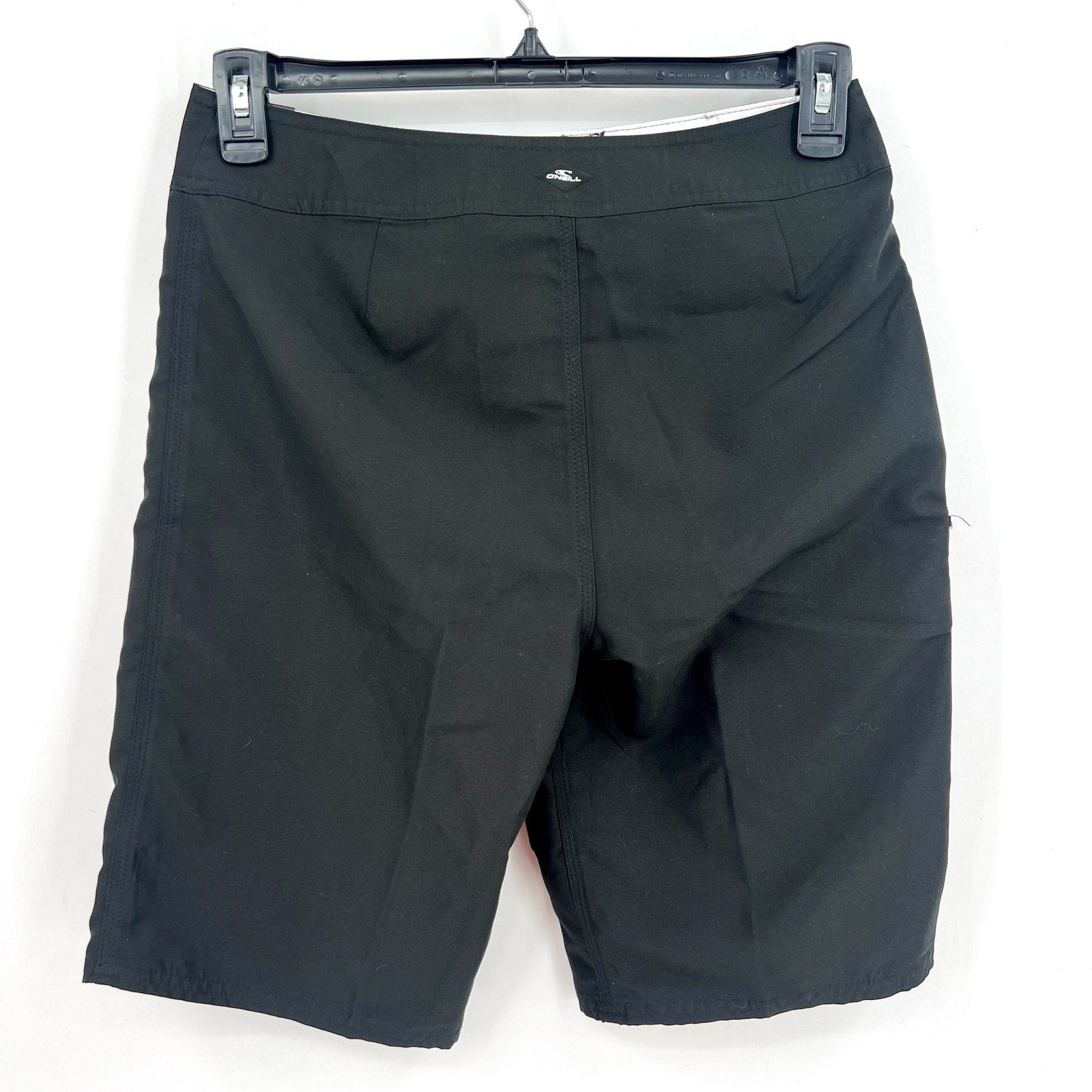 O'NEILL Men's Santa Cruz Solid 2.0 Boardshorts Size 28 Small Black White NWOT