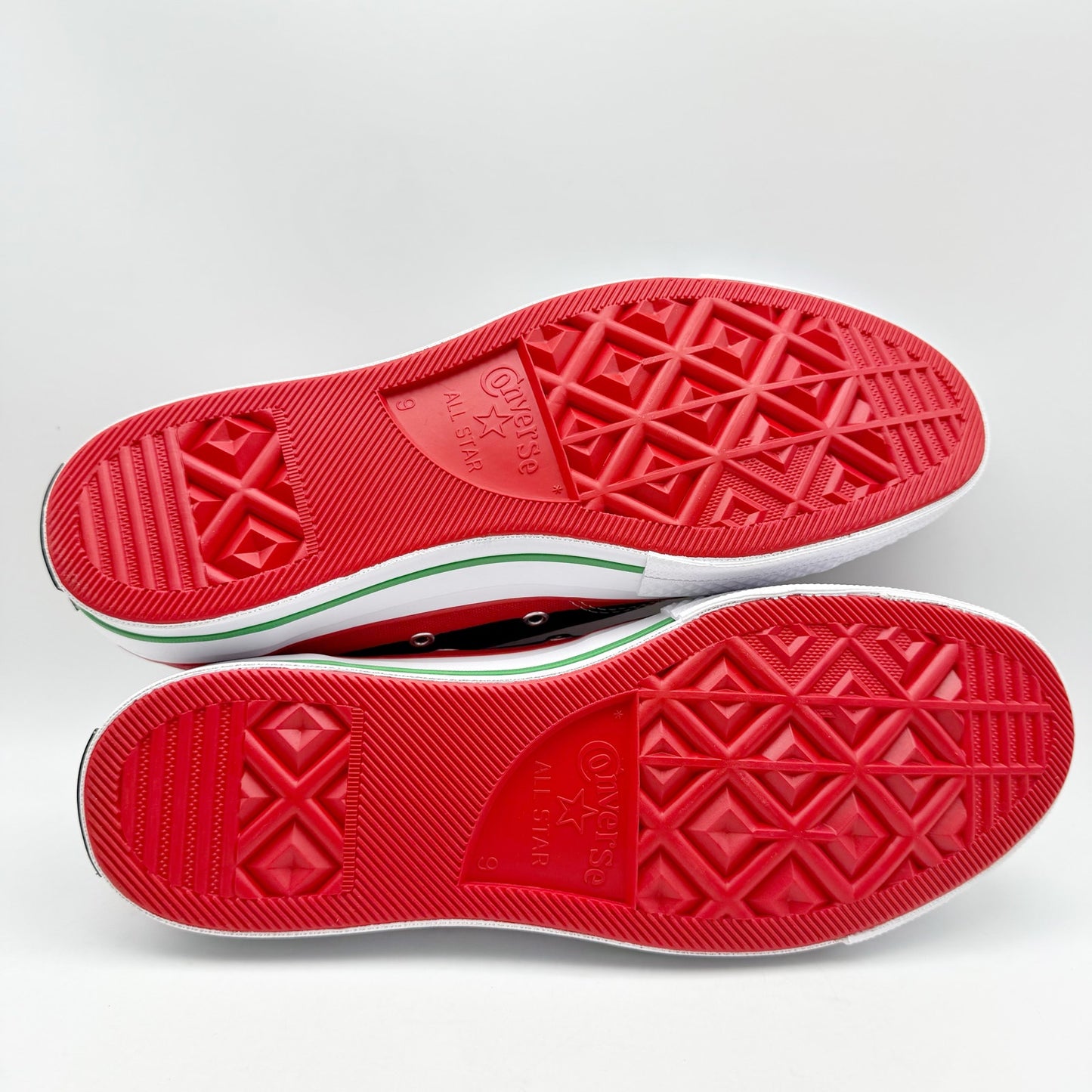 Converse Mens Chuck Taylor All Star 70 Ox Denim Tears Sneakers 9 Red Canvas NWOB