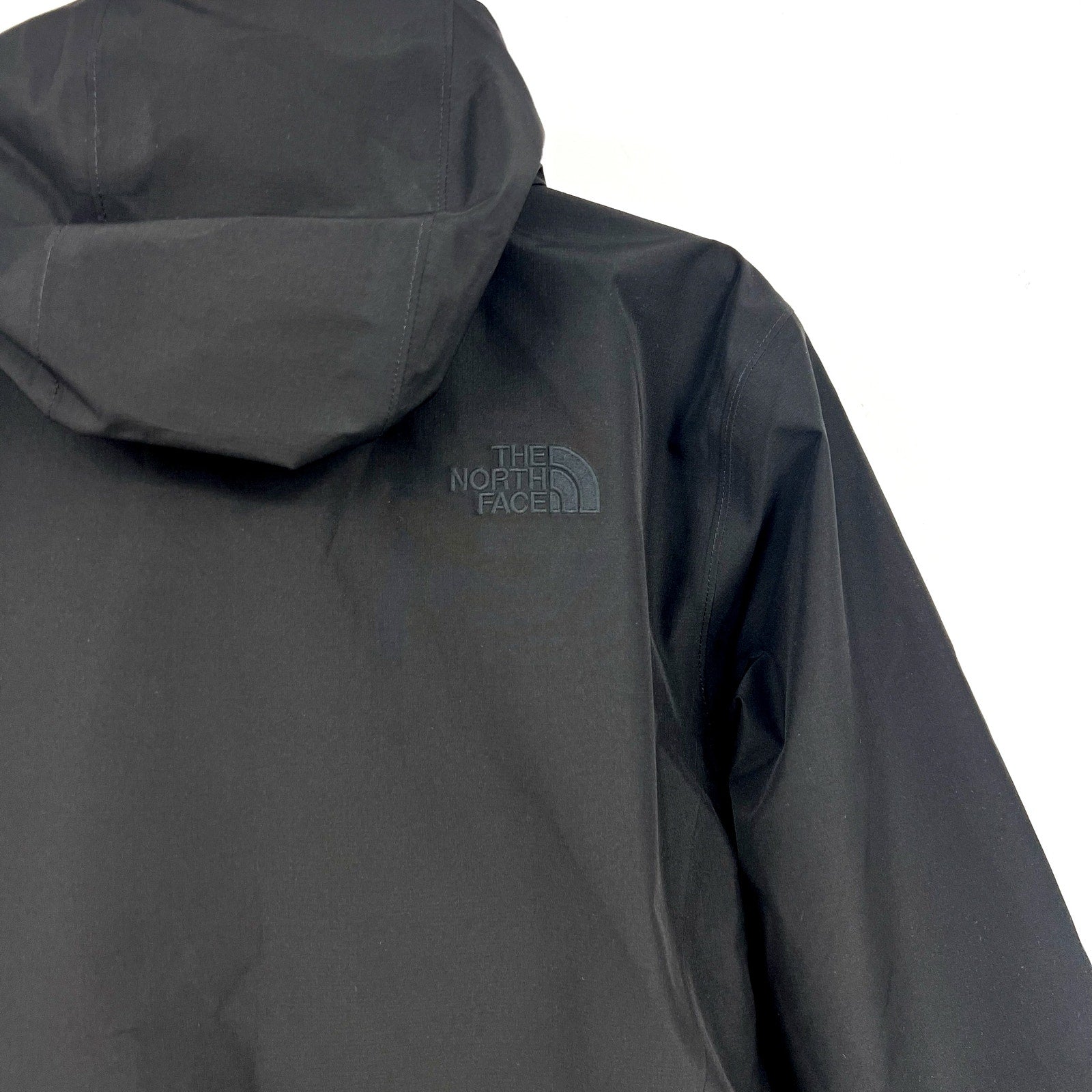 THE NORTH FACE Women's Daybreak Crop Rain Jacket Small TNF Black Hooded NWT