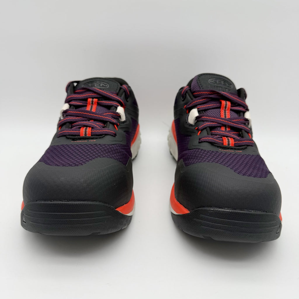KEEN Womens Utility Tempe Sneakers 9 Wide Purple Comp Toe Slip Resistant NIB