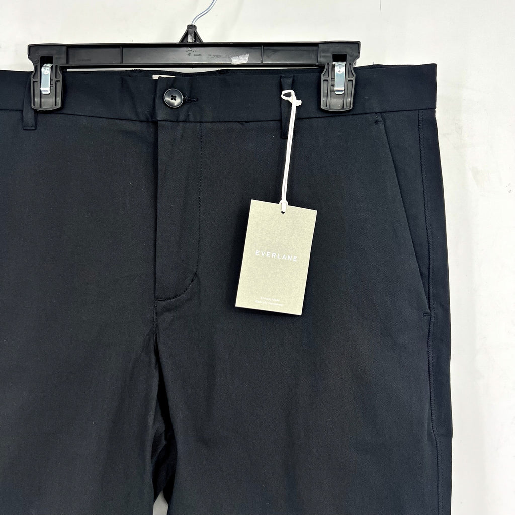EVERLANE Men's The 9" Performance Chino Shorts Size 36 Black NWT