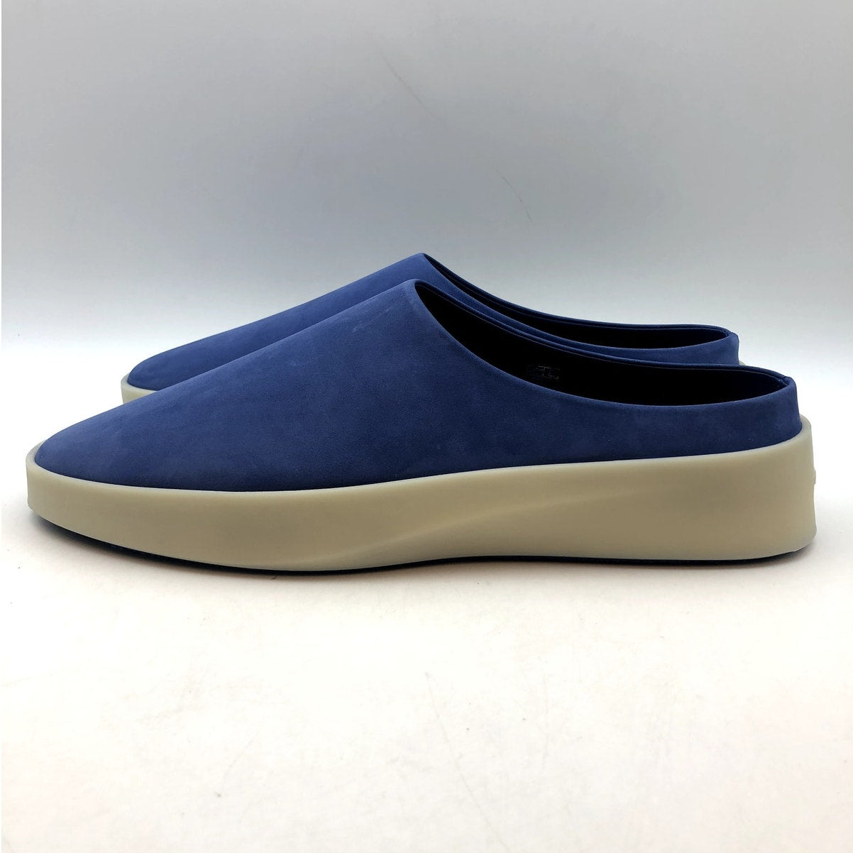 Wolf & Shepherd Cruise Mule Slip On Shoes MENS 7.5 WOMENS 9 Blue Leather NIB