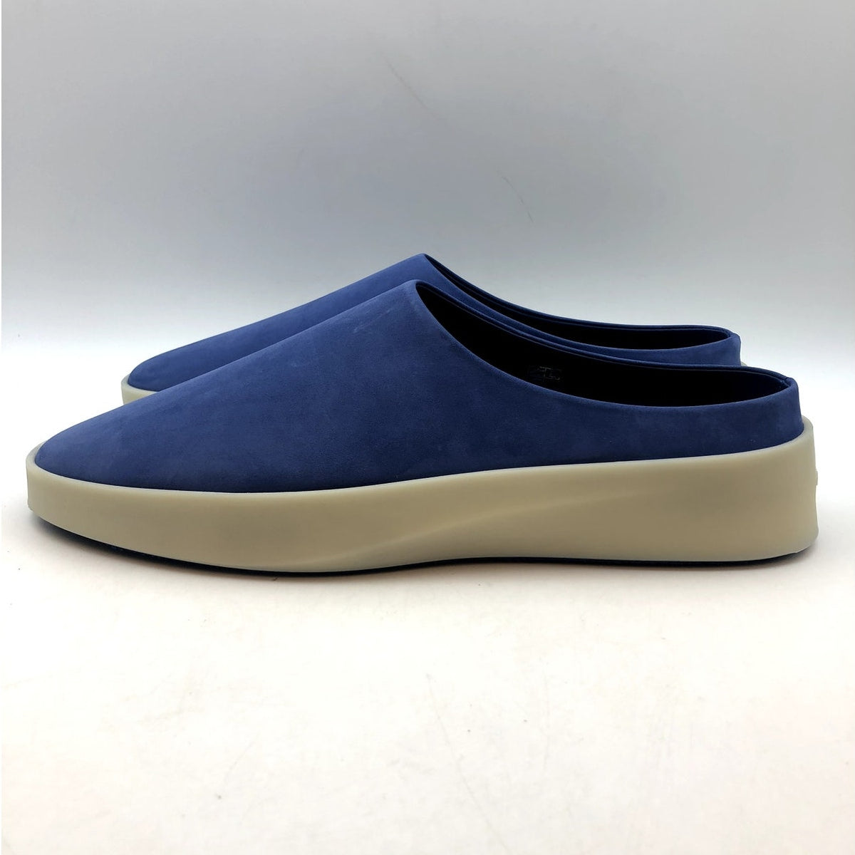 Wolf & Shepherd Cruise Mule Slip On Shoes MENS 7.5 WOMENS 9 Blue Leather NIB