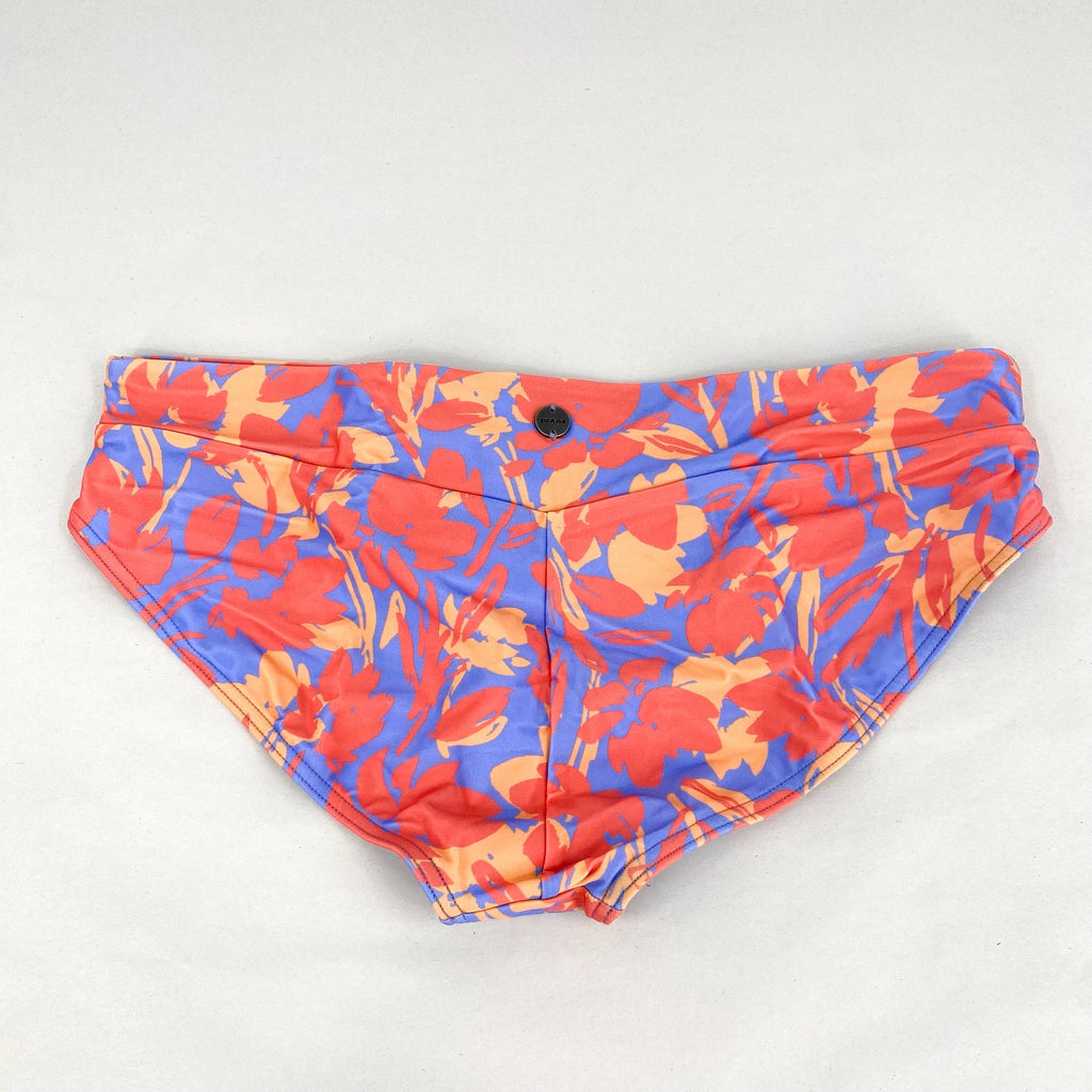PRANA Women's Presolana Bikini Bottoms Medium Pink Morning Glory Bloom NWT