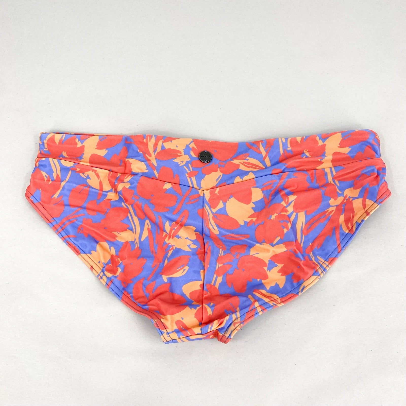 PRANA Women's Presolana Bikini Bottoms Medium Pink Morning Glory Bloom NWT