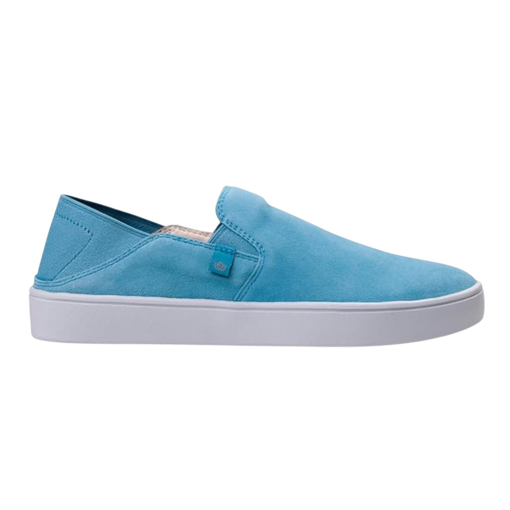 Spenco Womens Saylor Slip On Sneakers Size 9 Aqua Sea Blue Leather NIB