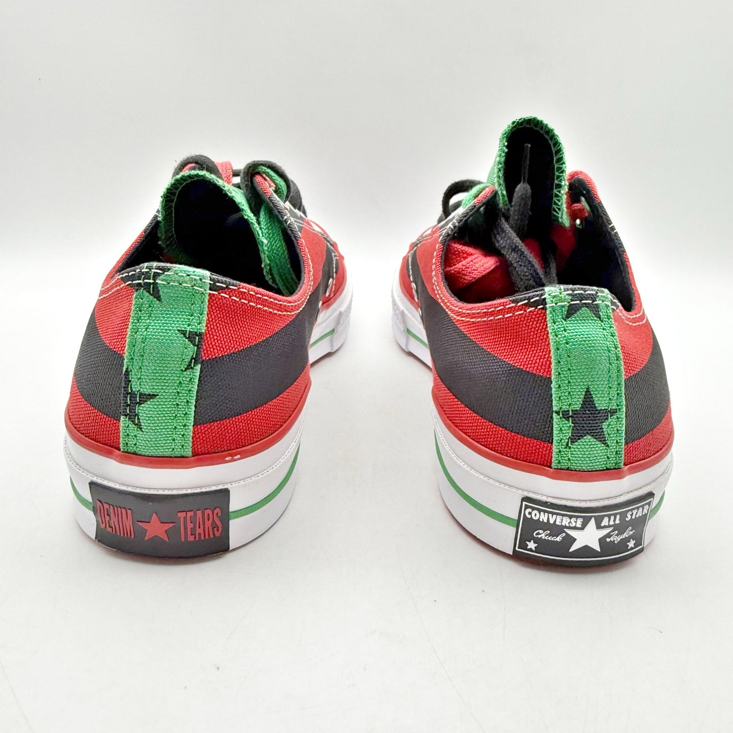 Converse Mens Chuck Taylor All Star 70 Ox Denim Tears Sneakers 9 Red Canvas NWOB