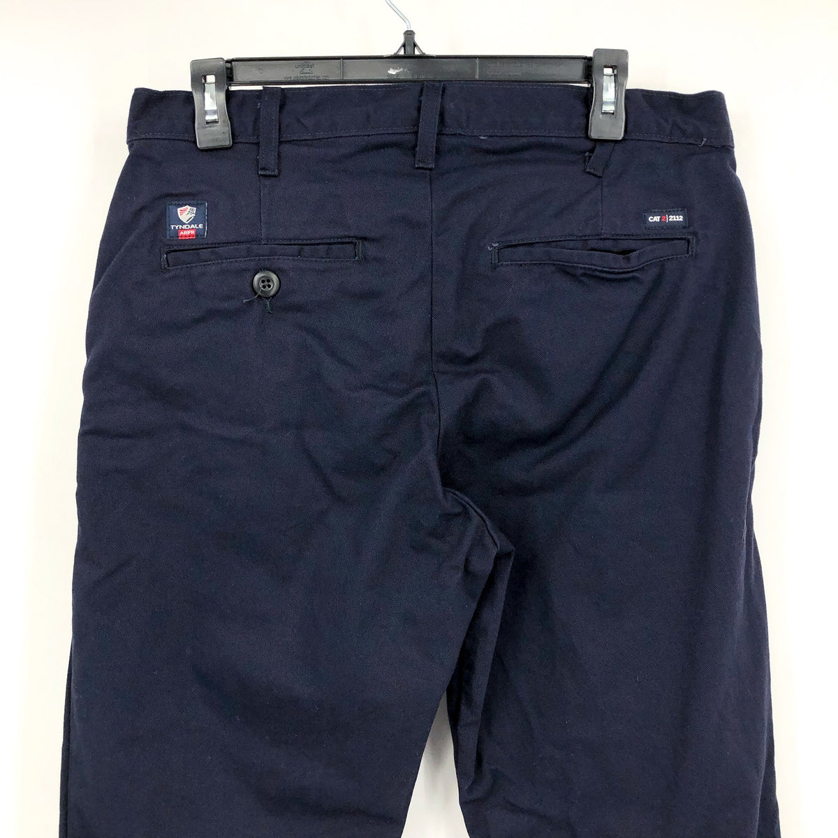 TYNDALE Mens FR CAT2 Industrial Work Pants 34x32 Dark Navy Blue Straight NWOT