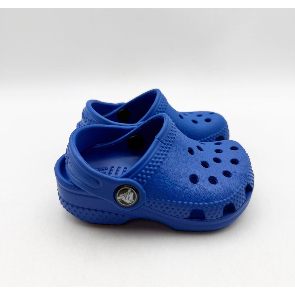 Crocs Baby Boys Classic Littles Clogs C2 C3  Blue NWOB