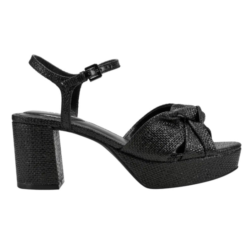 Bandolino Womens Prezley Heeled Sandals Size 10 M EU 40.5 Black Party NIB