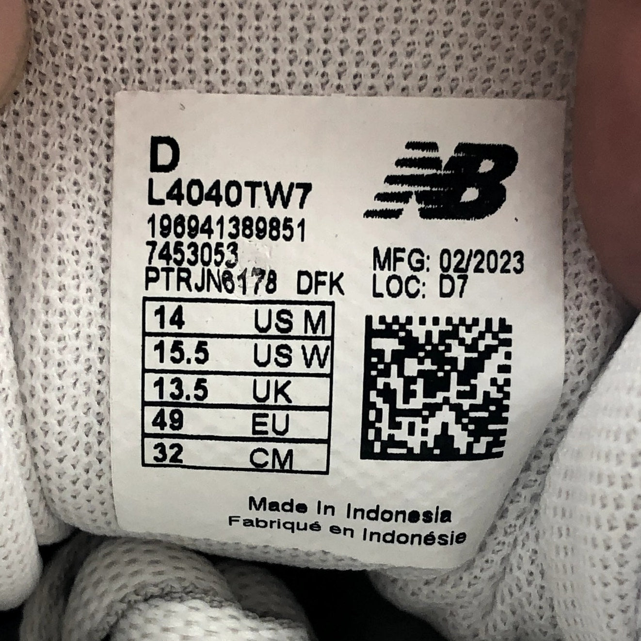 New Balance Mens FuelCell 4040v7 Baseball Cleats Size 14 White Black Metal NWOB