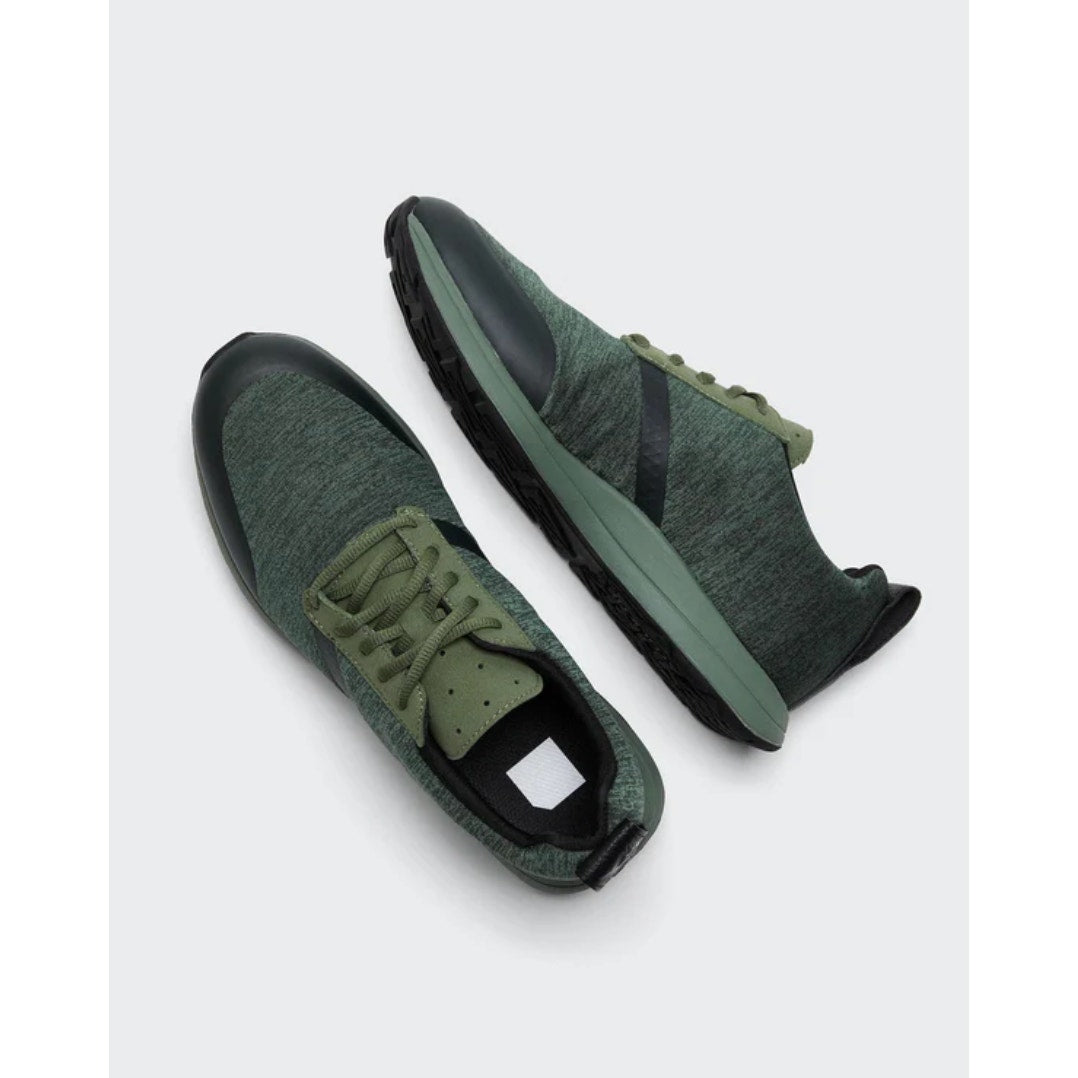 YORK Athletics Mens Henry Sweatshirt Casual Sneaker US 8 Green Knit Athletic NIB