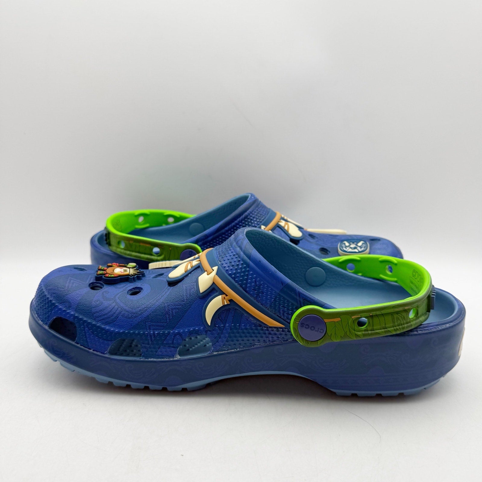 Crocs UNISEX Moana Classic Clog Mens 9 Womens 11 Blue Green NWOB