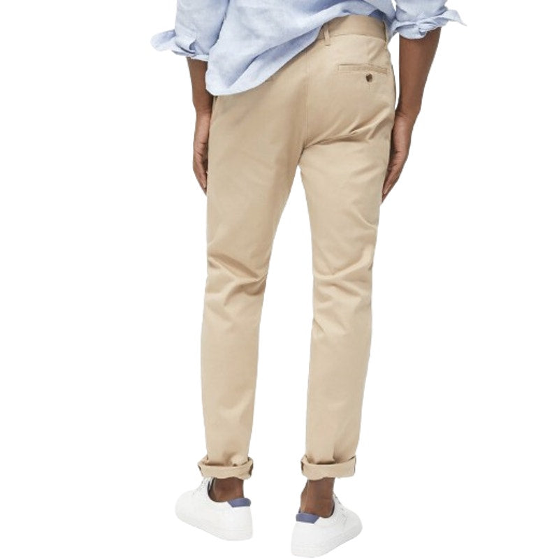 J.CREW Men's Slim-Fit Flex Chino Pants 31x32 Khaki Stretch Flat Front H3167 NWT