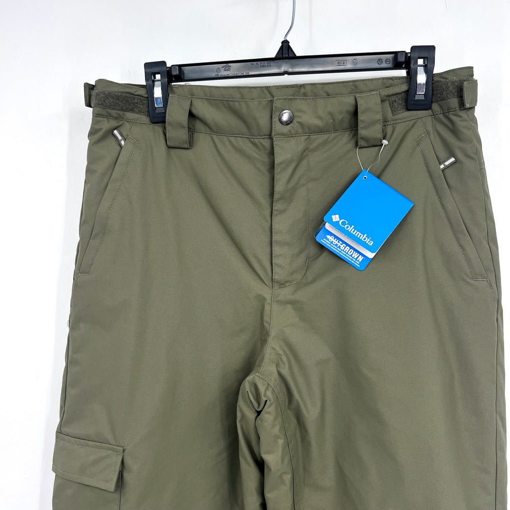 COLUMBIA Kids' Bugaboo III Snow Pants XL Youth 18-20 Green Waterproof NWT