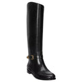Lauren Ralph Lauren Womens Blayke Buckled Riding Boots US 5 Black Leather NWOB