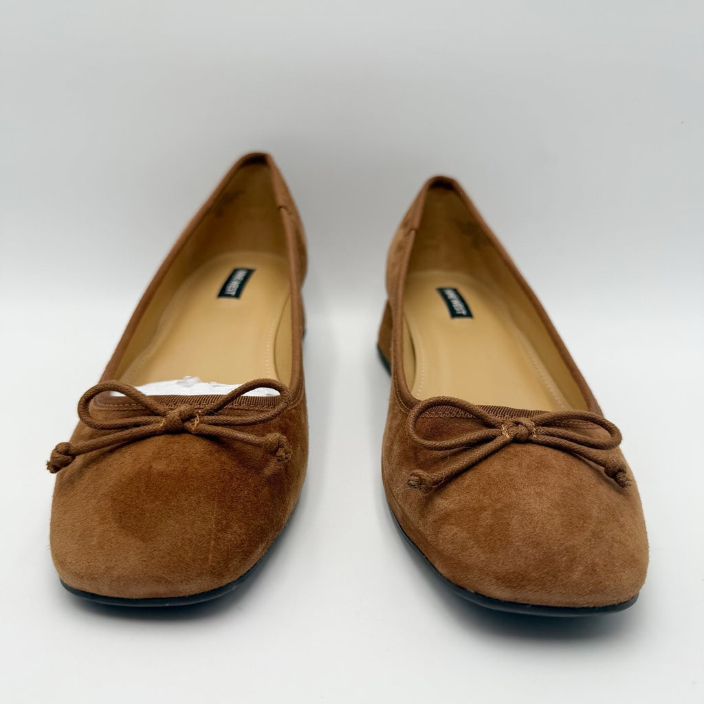 Nine West Womens Saruh Dress Pumps Size 10 M Brown Suede Slip On Heels NWOB