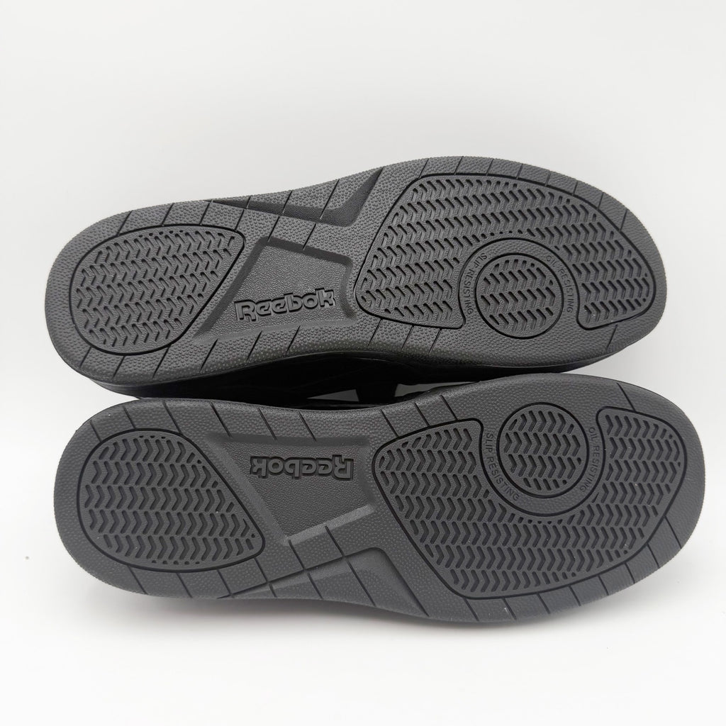 Reebok Mens BB4500 CT Work Sneakers US 9 Wide Black Leather Slip Resistant NIB