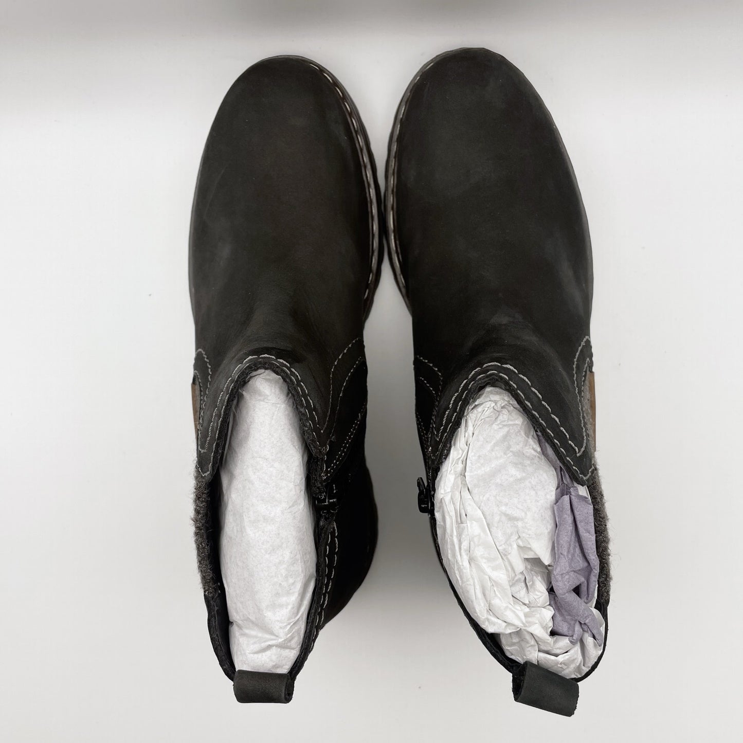 Josef Seibel Women's Marta 03 Boots Size US 8-8.5 EU 39 Black Leather