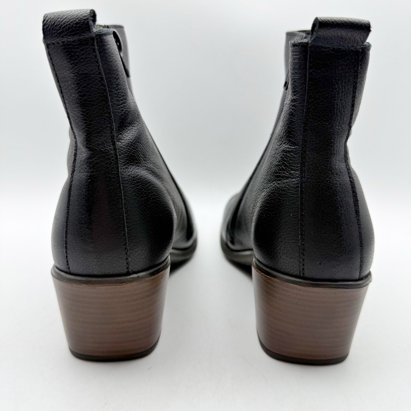 Naot Womens Ethic Ankle Boots EU 41 US 10 Black Leather NIB