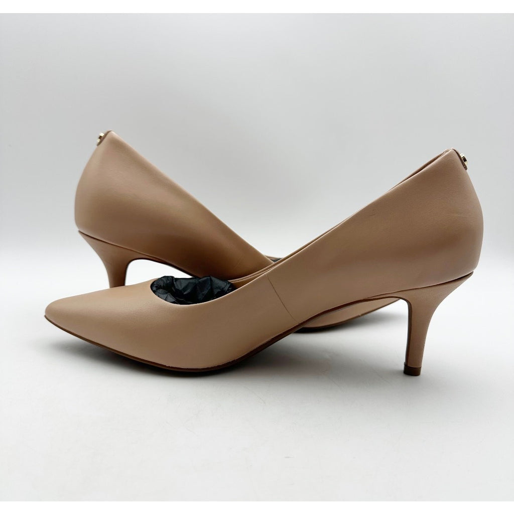 Cole Haan Womens Go-to Park Pump Size 7.5 EU 38 Tan Nude Leather 65 mm Heels NIB