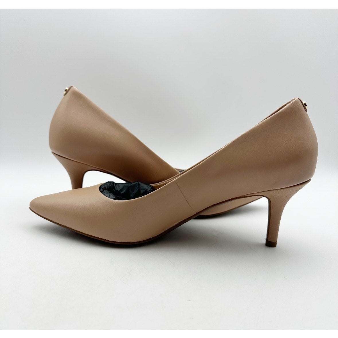 Cole Haan Womens Go-to Park Pump Size 7.5 EU 38 Tan Nude Leather 65 mm Heels NIB