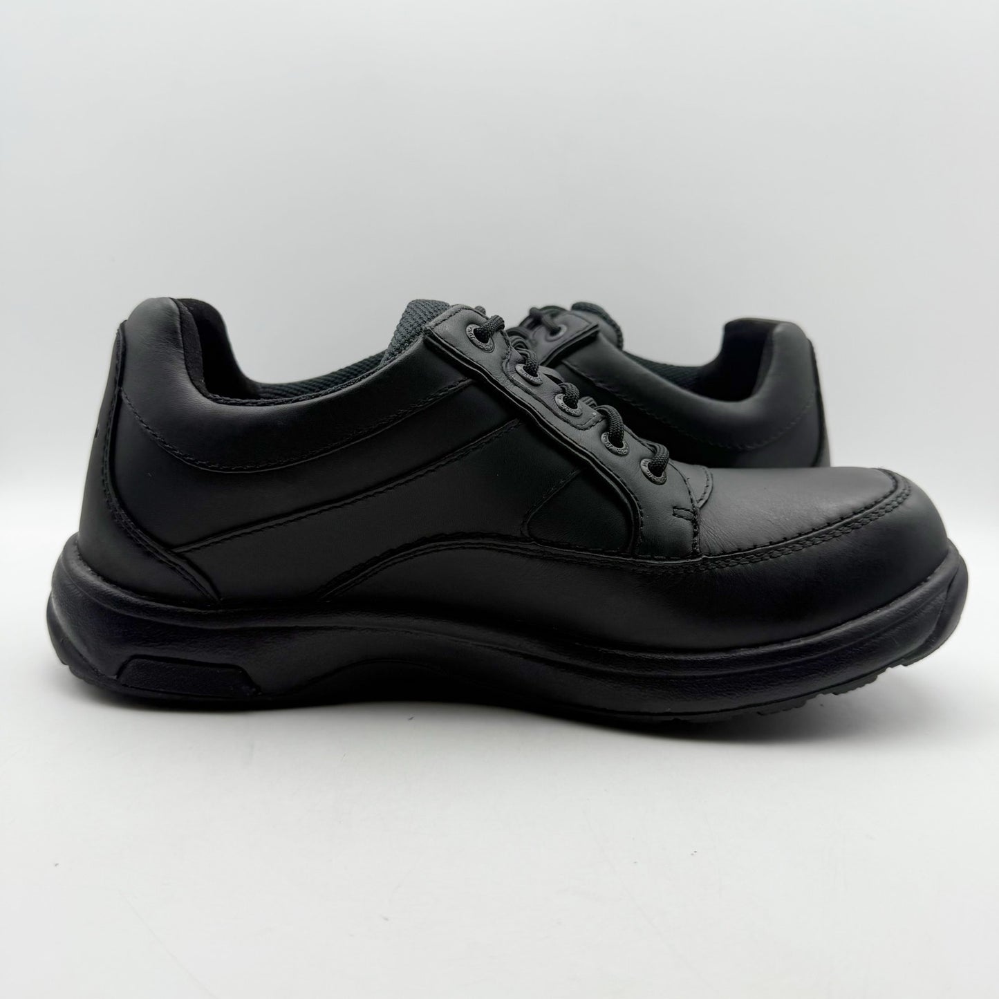 Dunham Mens Midland Oxford Sneaker US 10.5 XW Black Leather Waterproof NIB